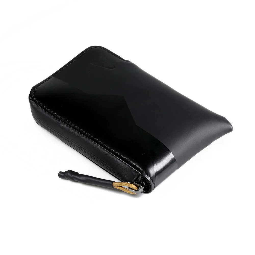 Casual Zipper Card Genuine Leather Pouch (WP9643HEE9#BLK) - Image 3