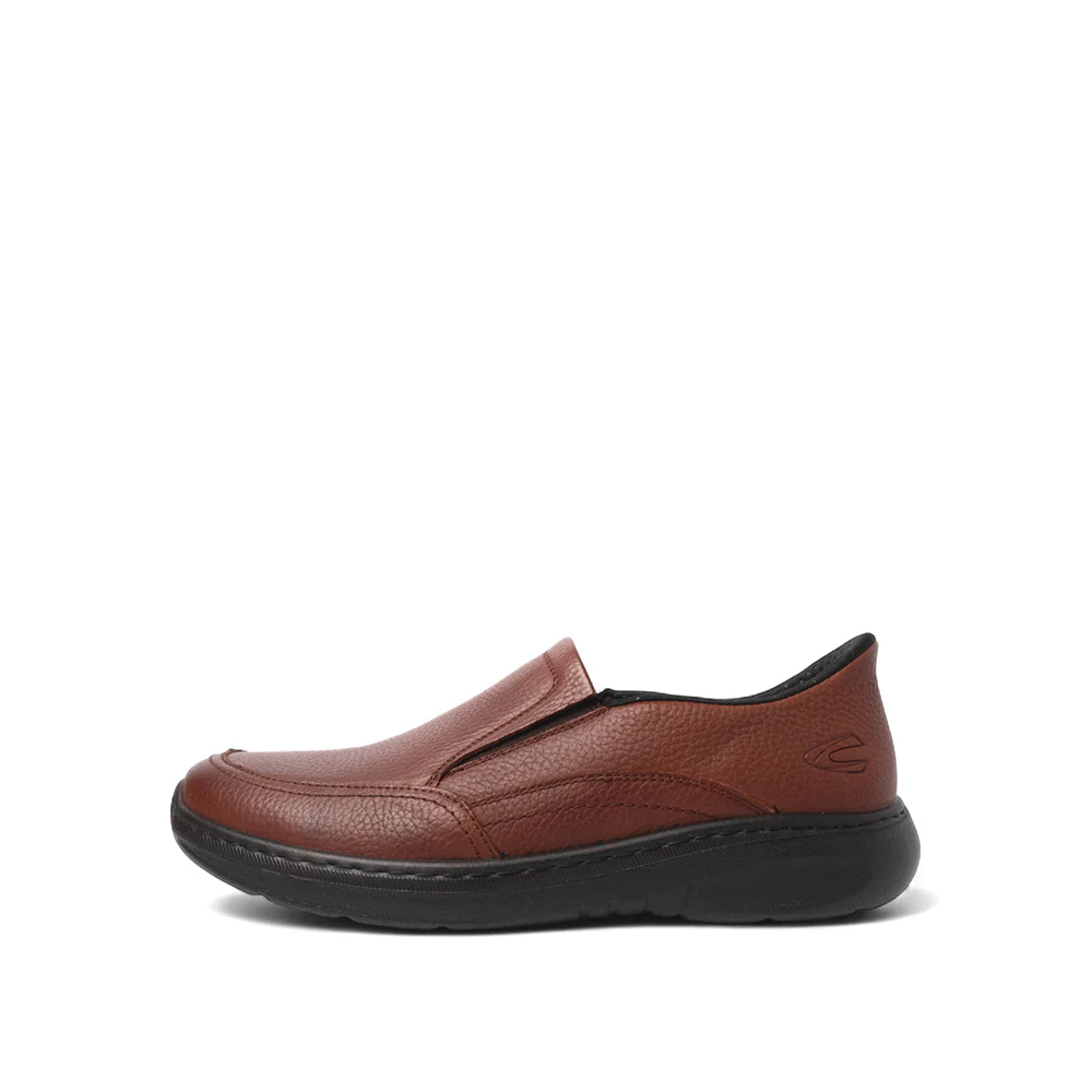 camel active Men Dark Brown CYALES Leather Slip On Shoes 852556-KB2SV-32-D.BROWN