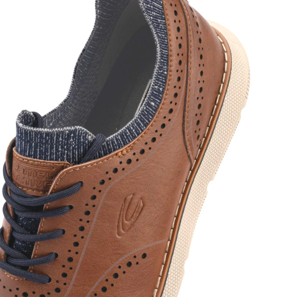 camel active Men Dark Brown PORTSMOUTH Sneakers 852611-KB1SV-32CW-D.BROWN - Image 6