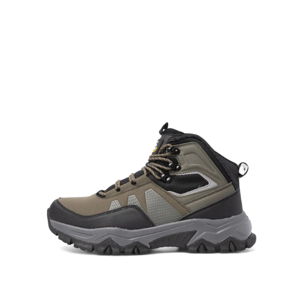 camel active Men Dark Olive REGAN PU Nylon Lace Up Boots 882550-WA1SPSV-72-D.OLIVE - Image 2