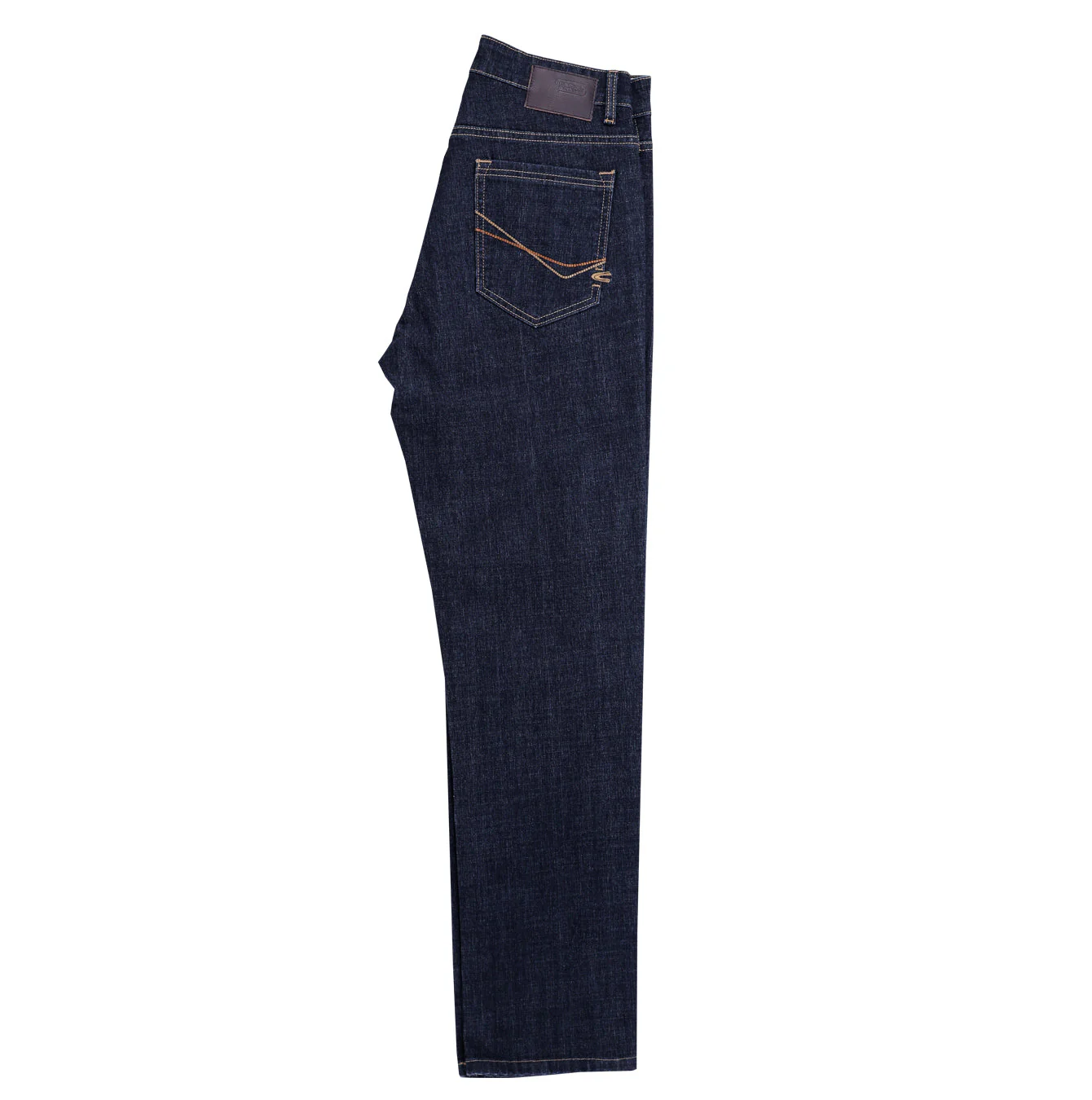 camel active Men Jeans 208 - Loose Fit Stretch Denim Dark Blue Washed Jeans 9-208SS25JNB520 - Image 3