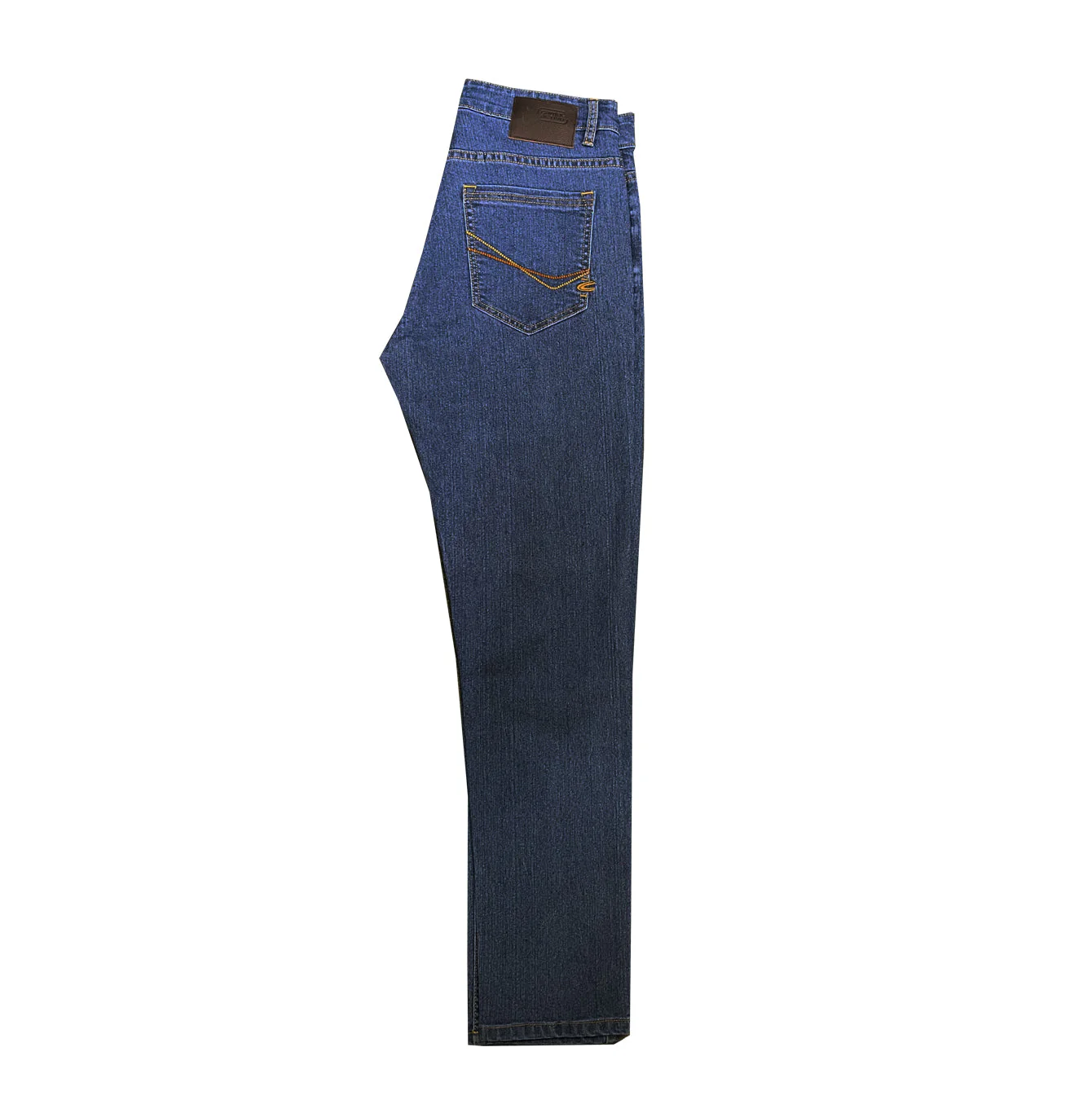 camel active Men Jeans 802 - Regular Fit Stretch Denim Blue Washed Jeans 9-802SS25JNB524 - Image 3