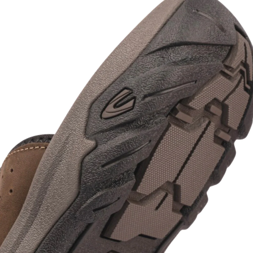camel active Men Olive DRANZER Leather Sandals 892602-XC2SV-7-OLIVE - Image 7