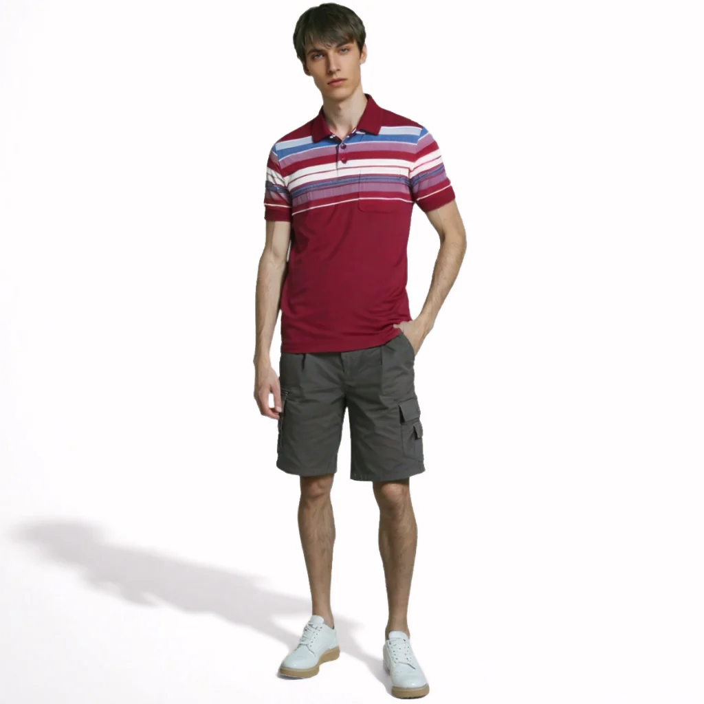 camel active Men Cargo Shorts - Regular Fit Sturdy Cotton Canvas Multicolours Short Pants 9-303Z25CT0925 - Image 3