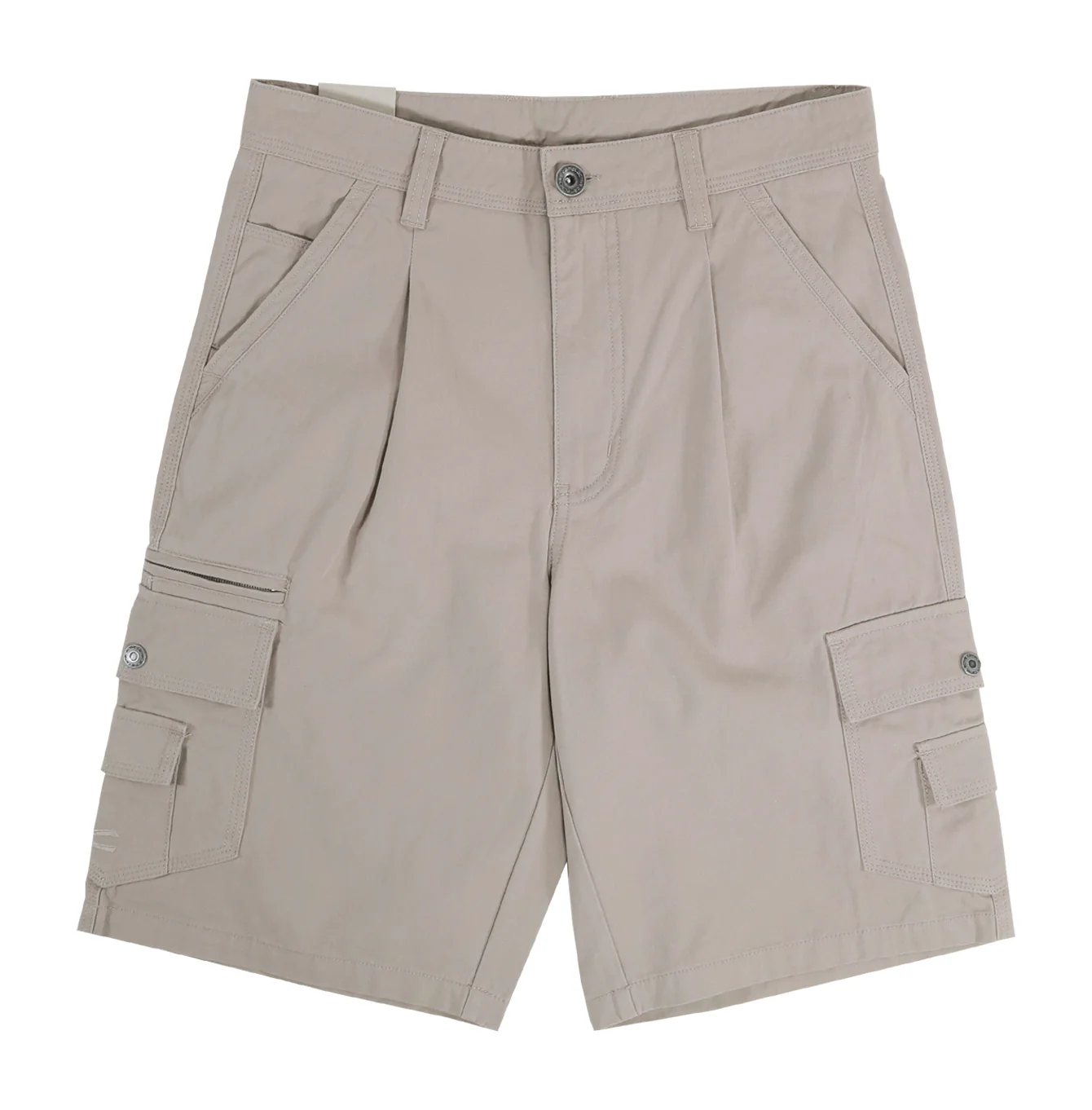 camel active Men Cargo Shorts - Regular Fit Sturdy Cotton Canvas Multicolours Short Pants 9-303Z25CT0925 - Image 5