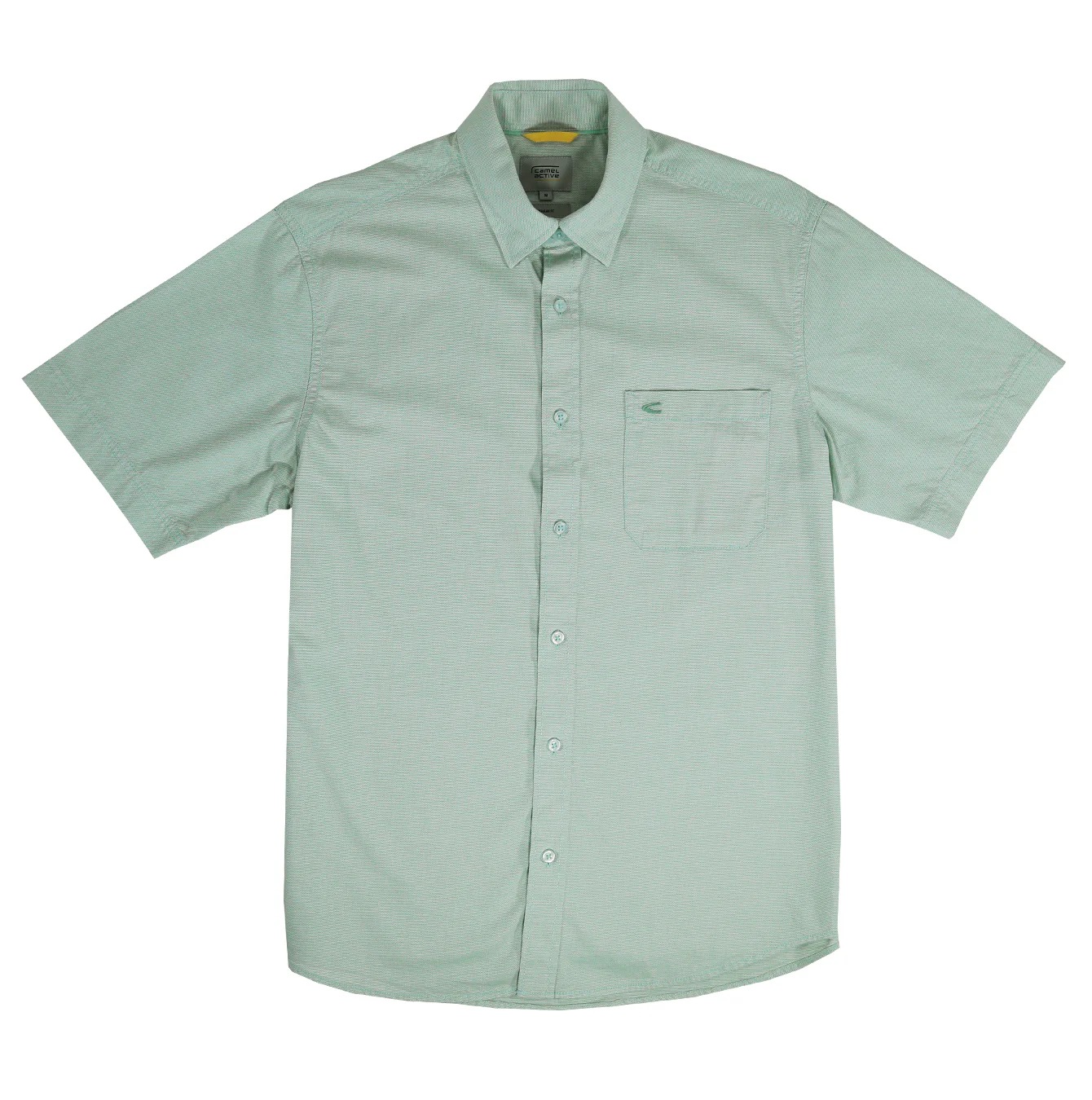 camel active Men Short Sleeve Shirt - Regular Fit 100% Cotton Oxford 5 Colours Shirt 9-102SS25SLD1853 - Image 9
