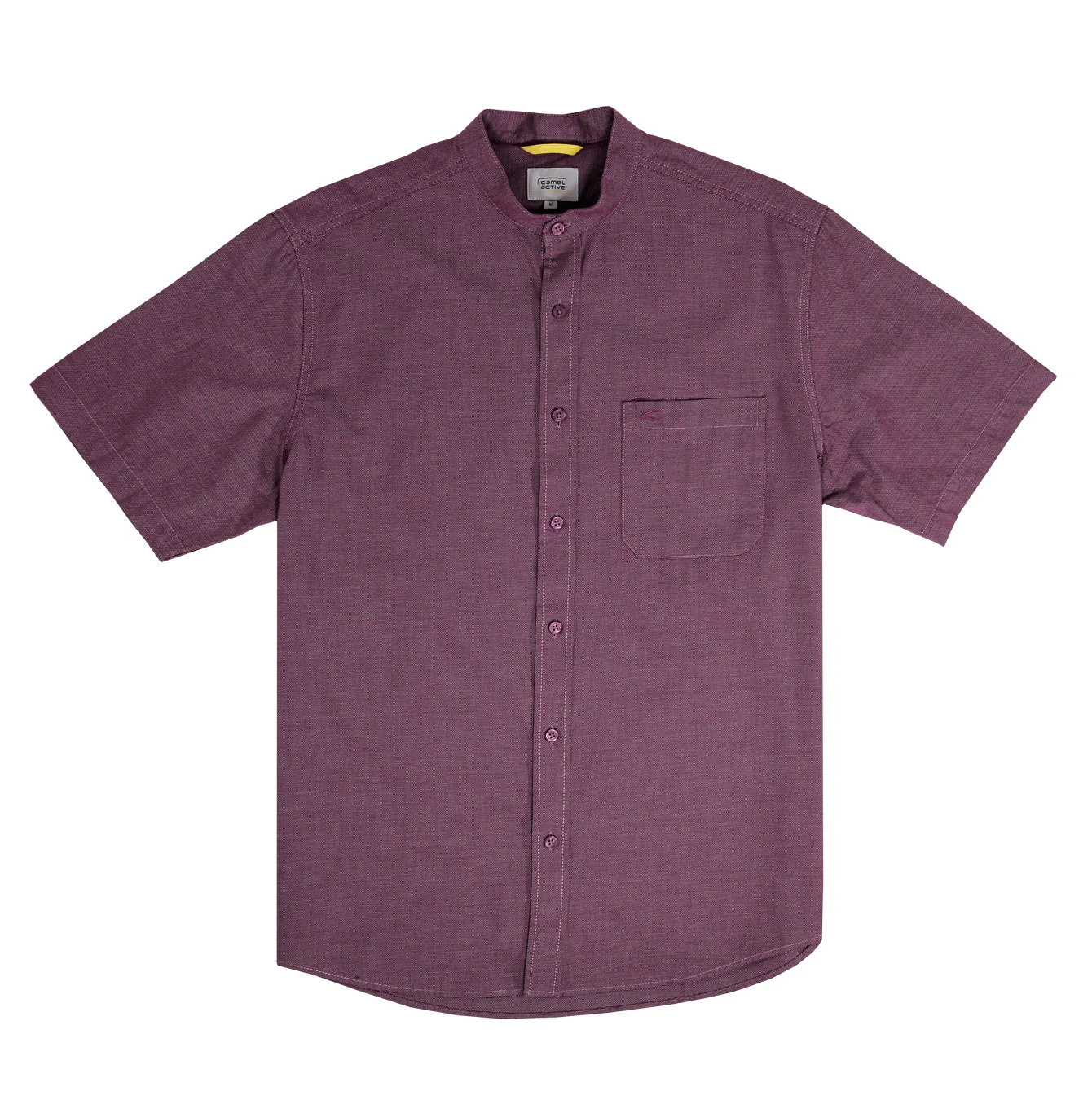 camel active Men Short Sleeve Shirt - Regular Fit 100% Cotton Oxford 5 Colours Shirt 9-102SS25SLD1854 - Image 5