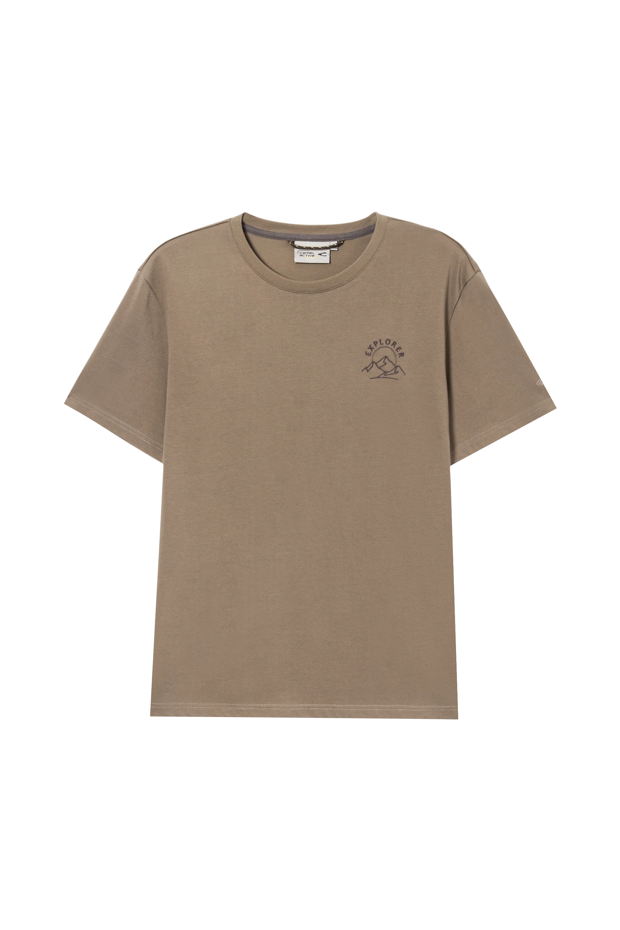 [Online Exclusive] camel active Men T-Shirt - Regular Fit Smooth Cotton Poly Tee 282-AW24C2873A - Image 8