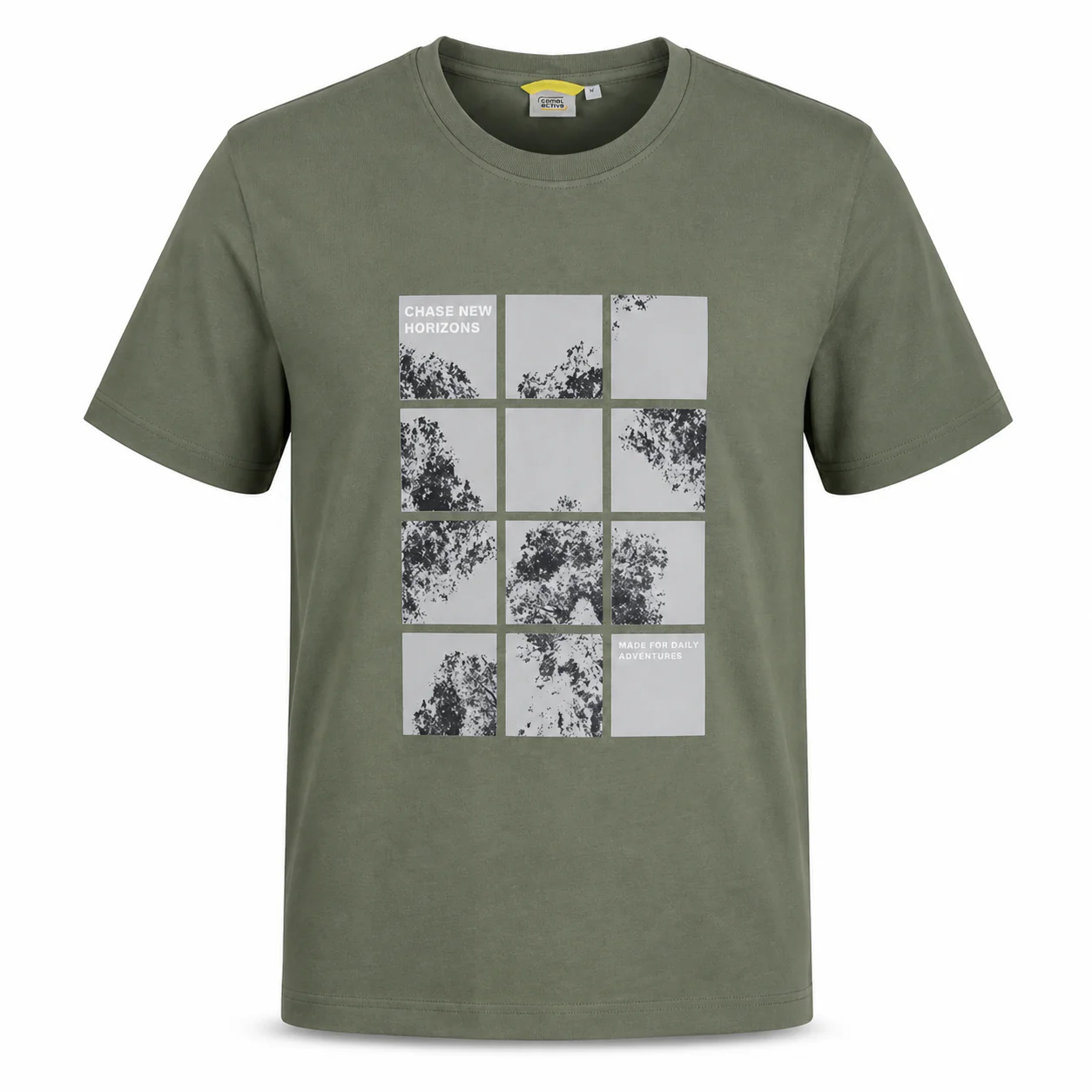 camel active Men T-Shirt - Regular Fit 100% Soft Cotton Multicolours Tee 9-282SS25CRP2870 - Image 12