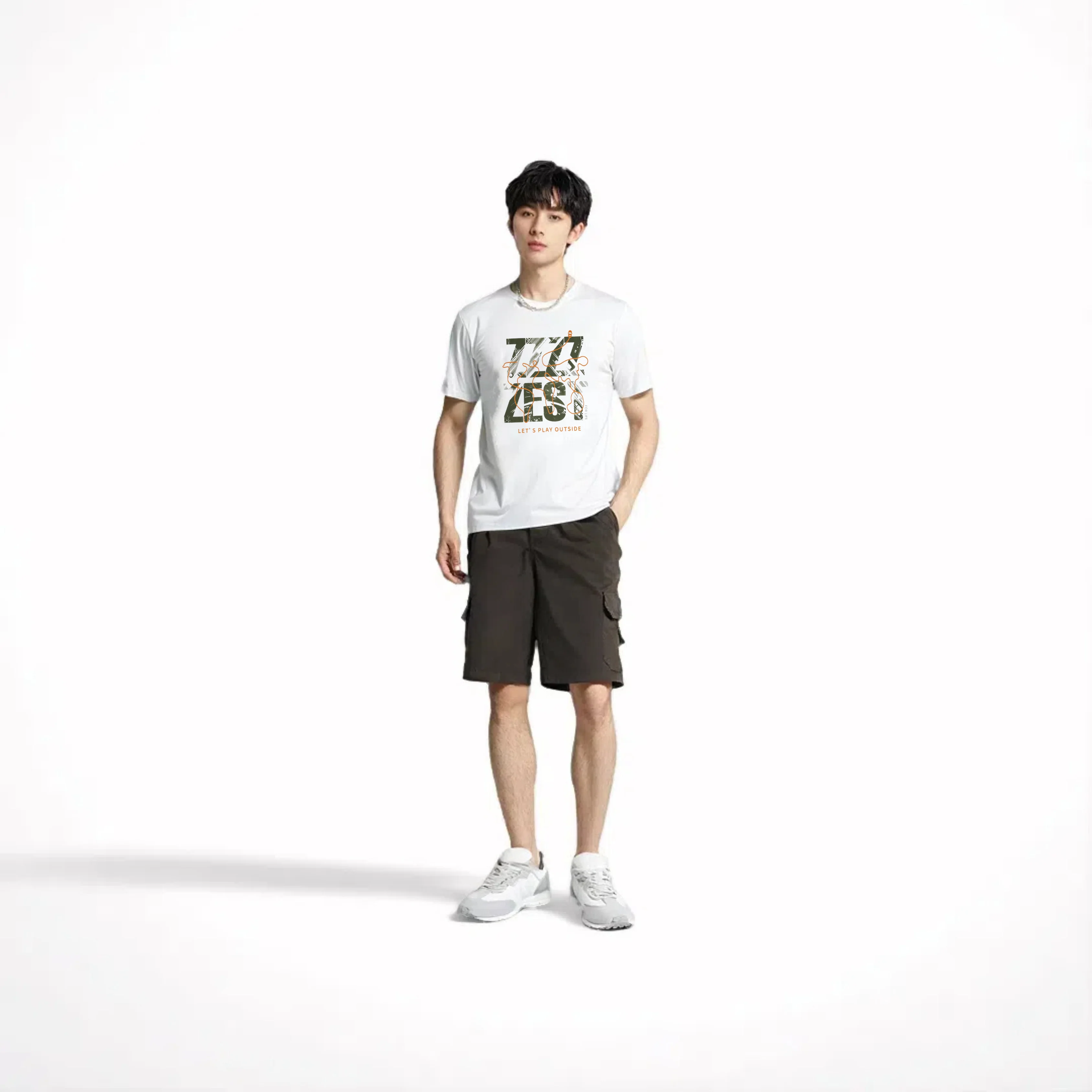 camel active Men T-Shirt - Regular Fit 100% Soft Cotton Multicolours Tee 9-282SS25CRP2870 - Image 3