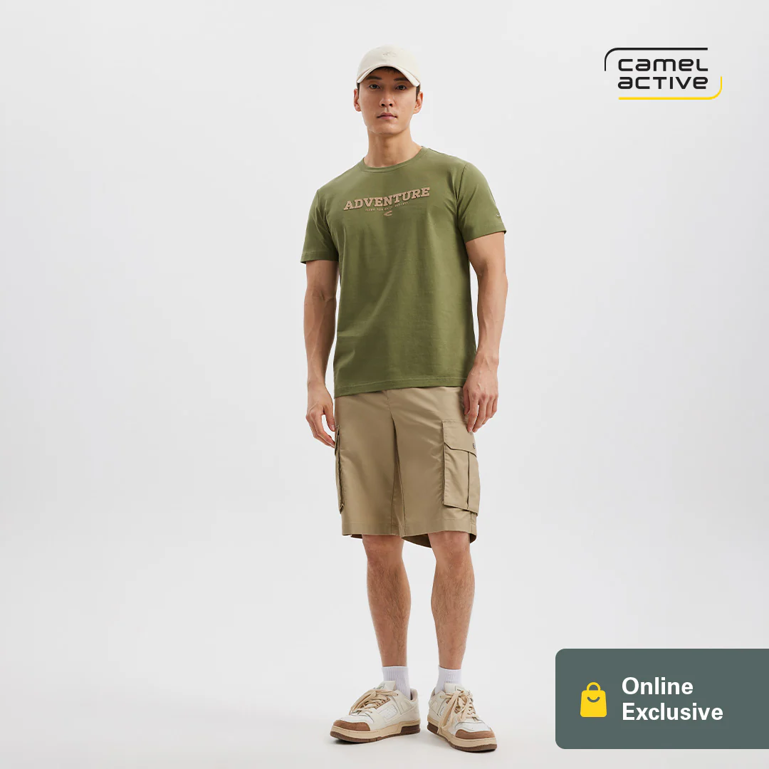 [Online Exclusive] camel active Men T-Shirt - Regular Fit 100% Soft Cotton Tee 282-AW24C2874A - Image 5