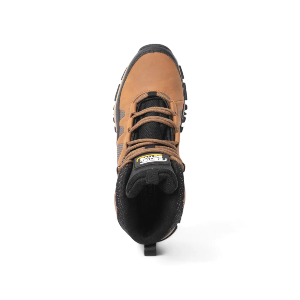 camel active Men Tan REGAN PU Nylon Lace Up Boots 882550-WA1SPSV-8-TAN - Image 6