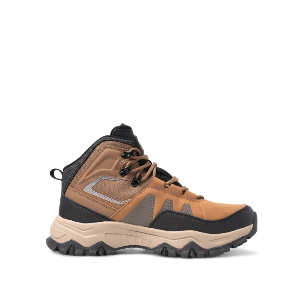 camel active Men Tan REGAN PU Nylon Lace Up Boots 882550-WA1SPSV-8-TAN - Image 7