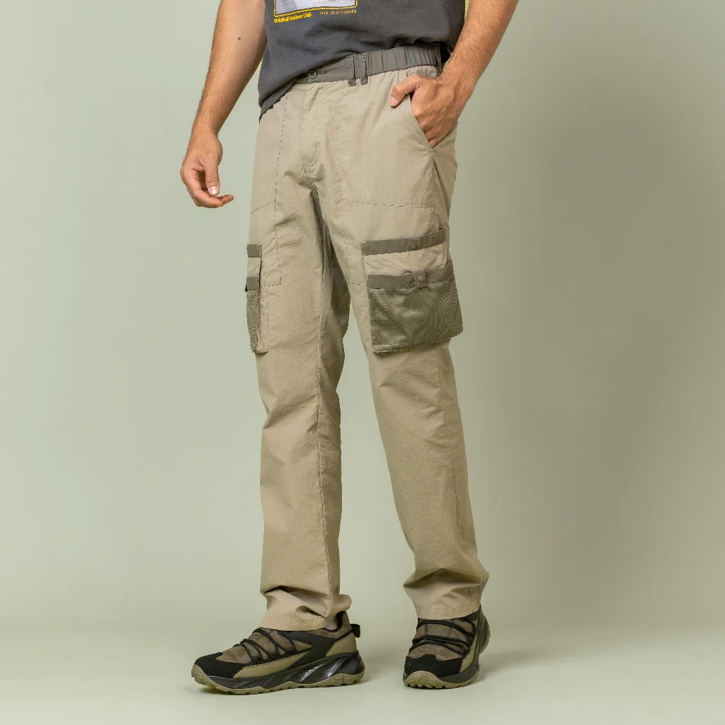 camel active Men Water-Repellent Cargo Trousers - Regular Fit Lightweight Nylon Neutral Long Pants 300-SS25H0922 - Image 6