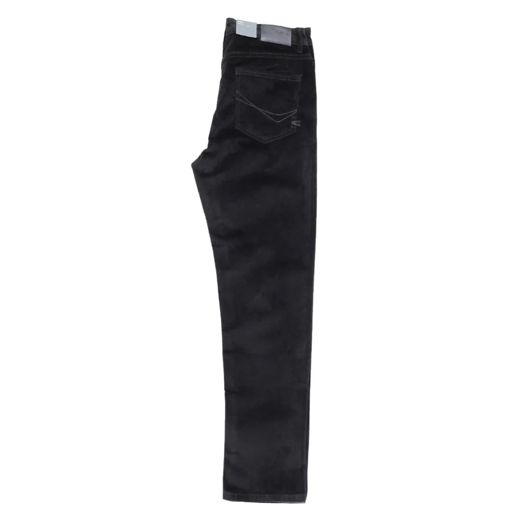 camel active Men's Jeans - 208 Loose Fit  Corduroy Dark Black Jeans 9-208X26CDB551 - Image 7