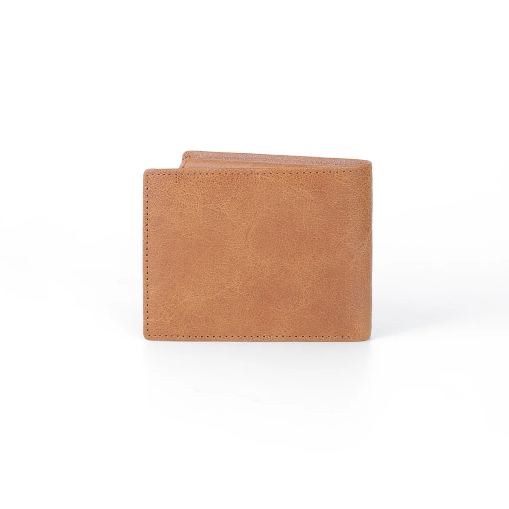 camel active Men's Genuine Cowhide Leather Bi Fold Wallet 11 Card Slots Milled Finished - Brown UBF3606MG3#BRN - Image 3
