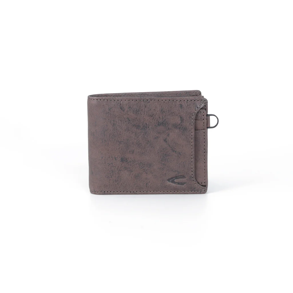 camel active Men's Genuine Cowhide Leather Bi Fold Wallet 12 Card Slots - Dark Brown ESW3613SG3#DBN - Image 2