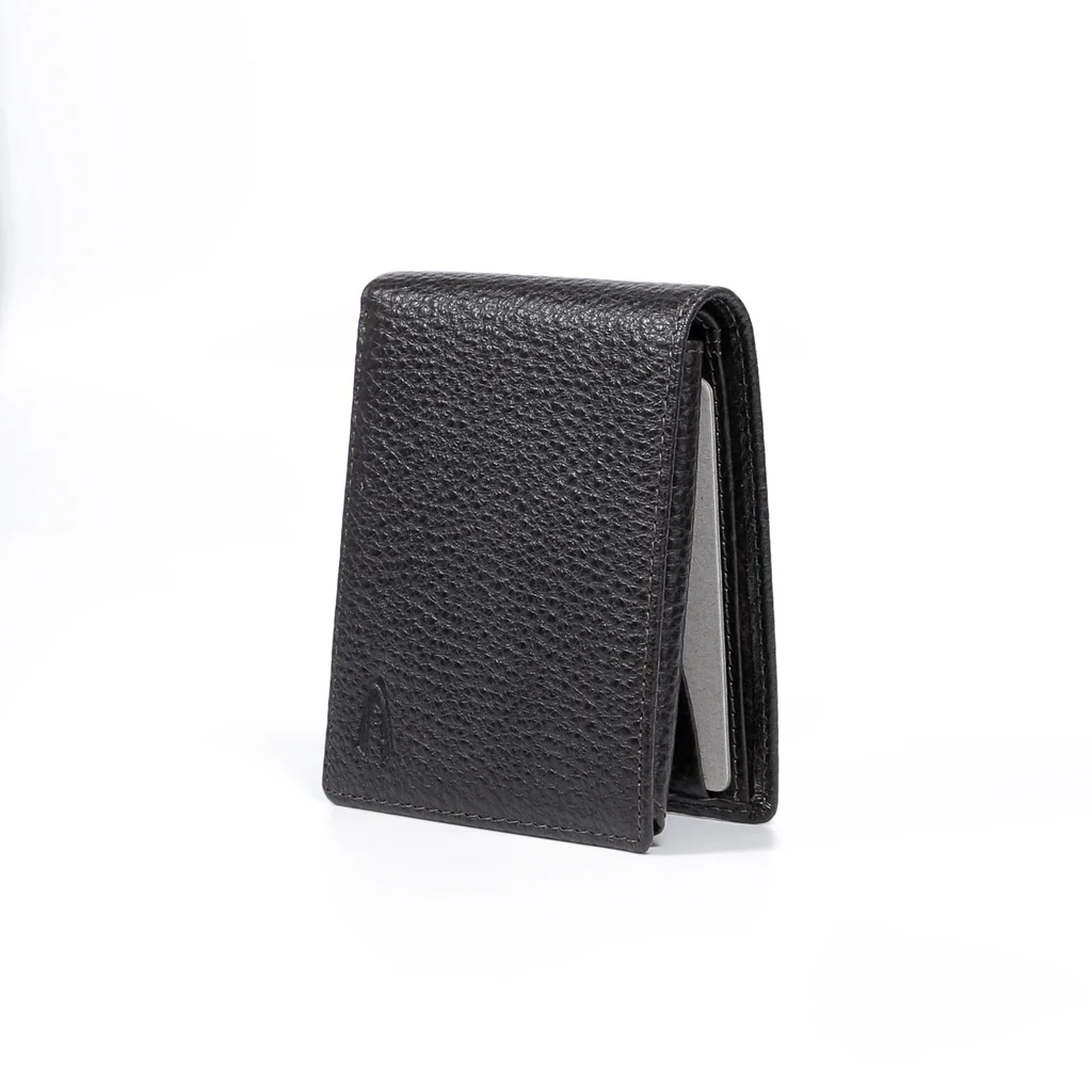 camel active Men's Genuine Cowhide Leather Bi Fold Wallet 9 Card Slots Grainy Finished  - Dark Brown UBF2615CO2#DBN - Image 4