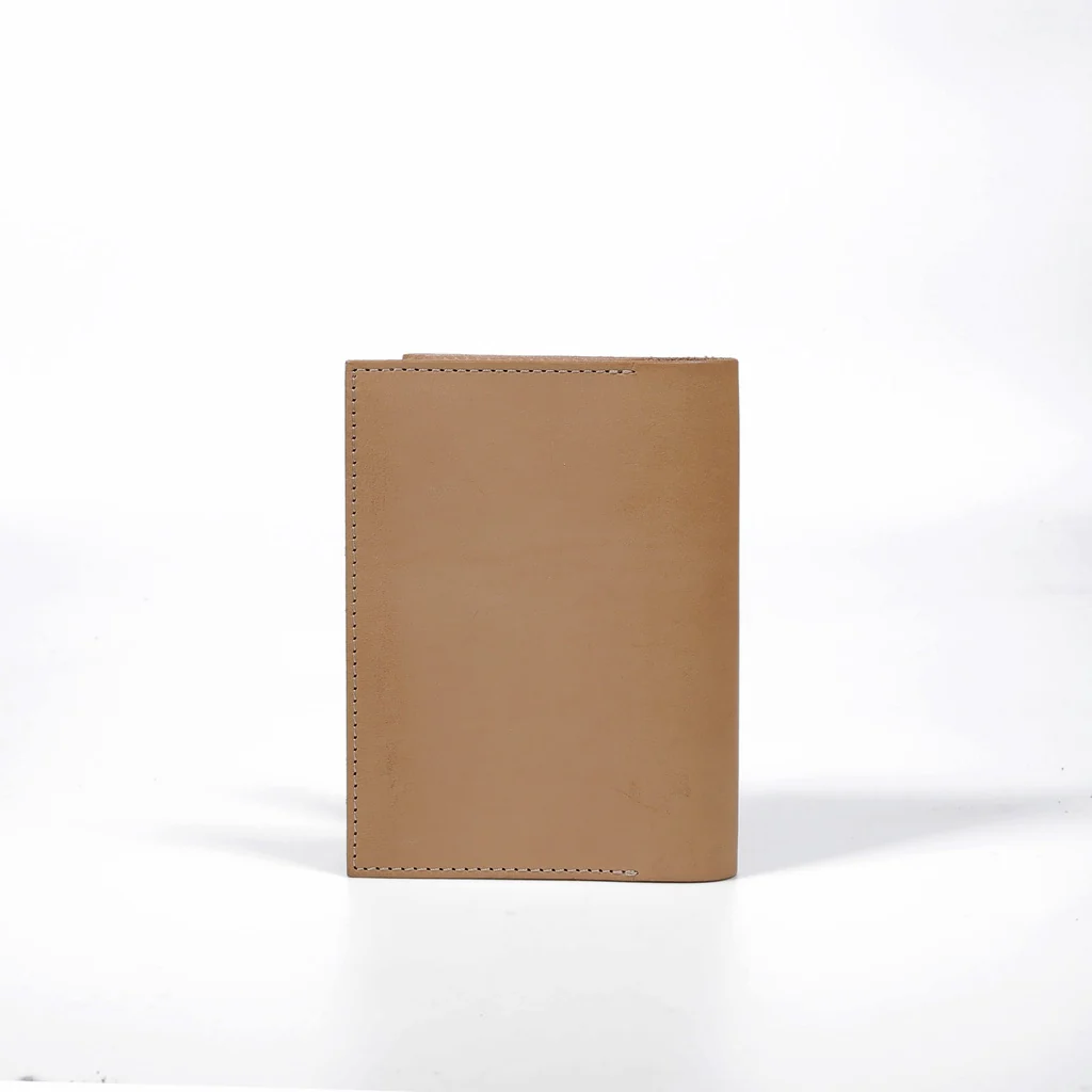 camel active Men's Genuine Cowhide Leather Passport Holder 2 Card Slots Raw Finished - Nuetral PH7602DNR7#NUE - Image 2