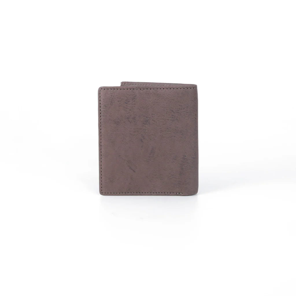 camel active Men's Genuine Cowhide Leather Zip Bi Fold Wallet 8 Card Slots - Dark Brown ZVCW3610SG3#DBN - Image 2