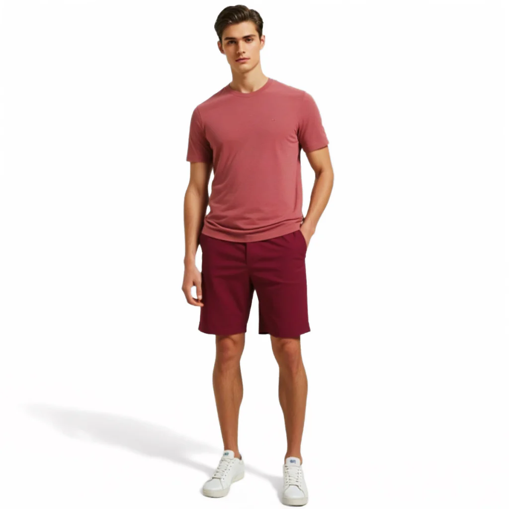 camel active Men's Bermuda Shorts - Regular Fit Cotton Twill Multicolors Short Pants 9-304Z25CTF0937 - Image 2