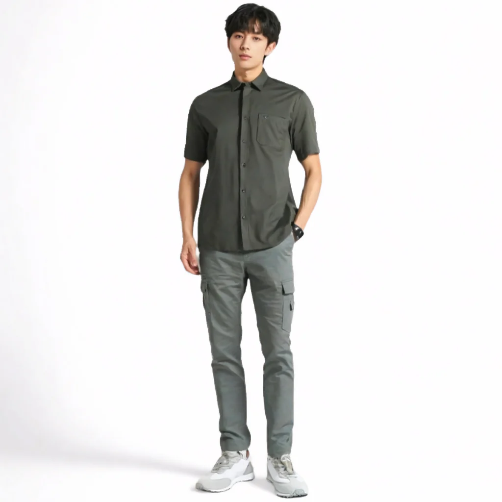 camel active Men's Cargo Trousers - Slim Fit Twill Spandex Multicolors Long Pants 9-300X26CT0931 - Image 3