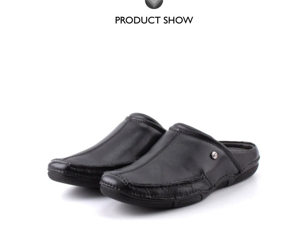 camel active Natural Milled Leather Slip On Shoes Men Black LUZON 872402-AM1-1 - Image 7
