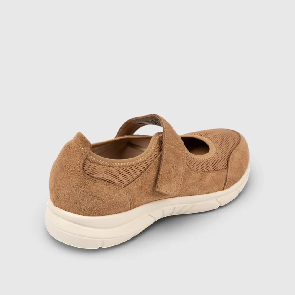 camel active Women Mabel Comfort Leather Sneakerina Shoe -762506-DZ03SV-31-L.BROWN - Image 4