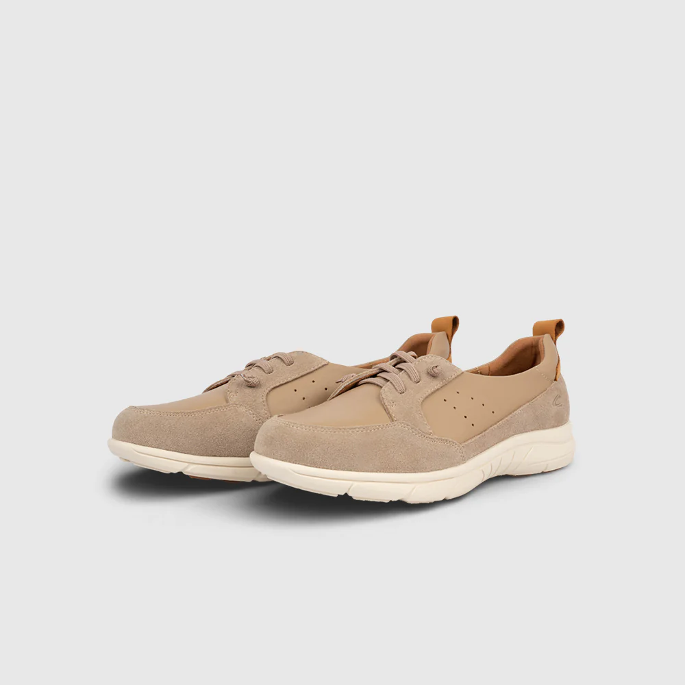 camel active Women Mabel Leather Comfort Slip-On Sneakers -762506-DZ01SV-53-ALMOND - Image 3