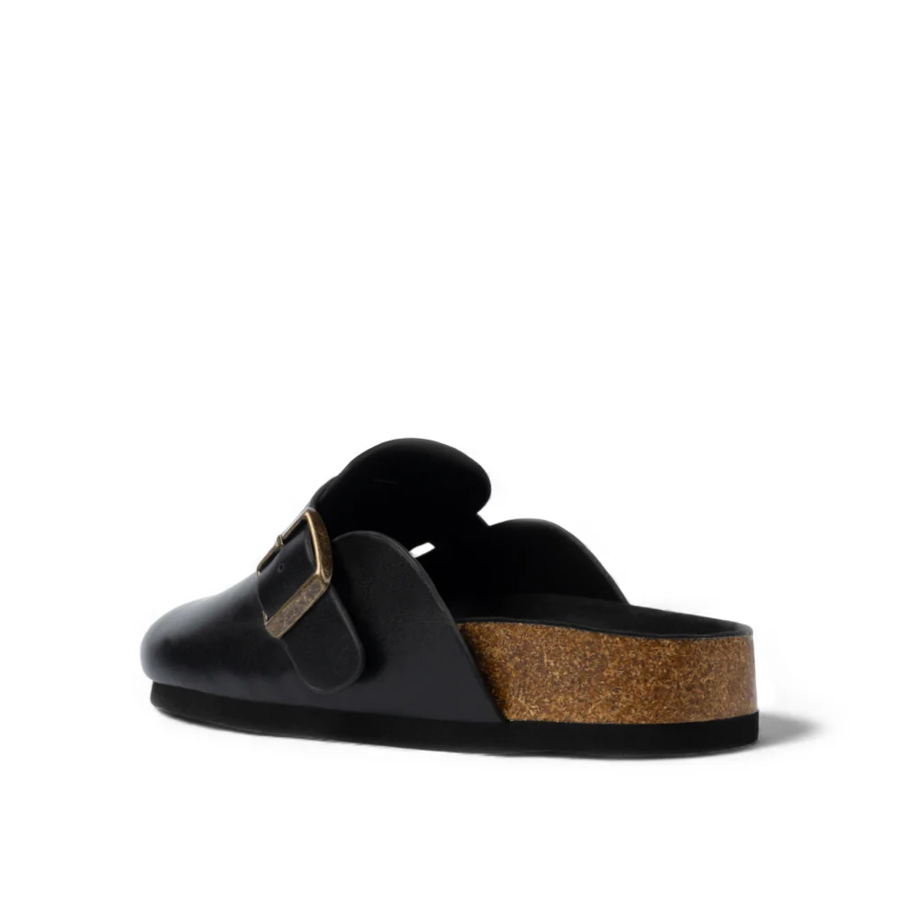 camel active Women Phoebe Stylish Comfy Clog Sandals -752505-RI01SV-1-BLACK - Image 3