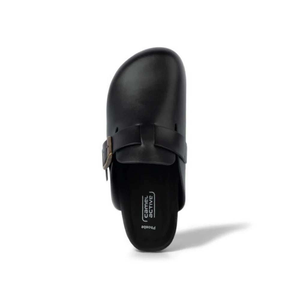 camel active Women Phoebe Stylish Comfy Clog Sandals -752505-RI01SV-1-BLACK - Image 6