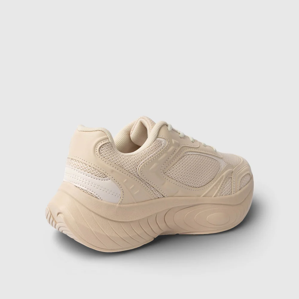 C by camel active Women Winnie Comfort Sneakers Shoes -762553-YS01SV-52-BEIGE - Image 4