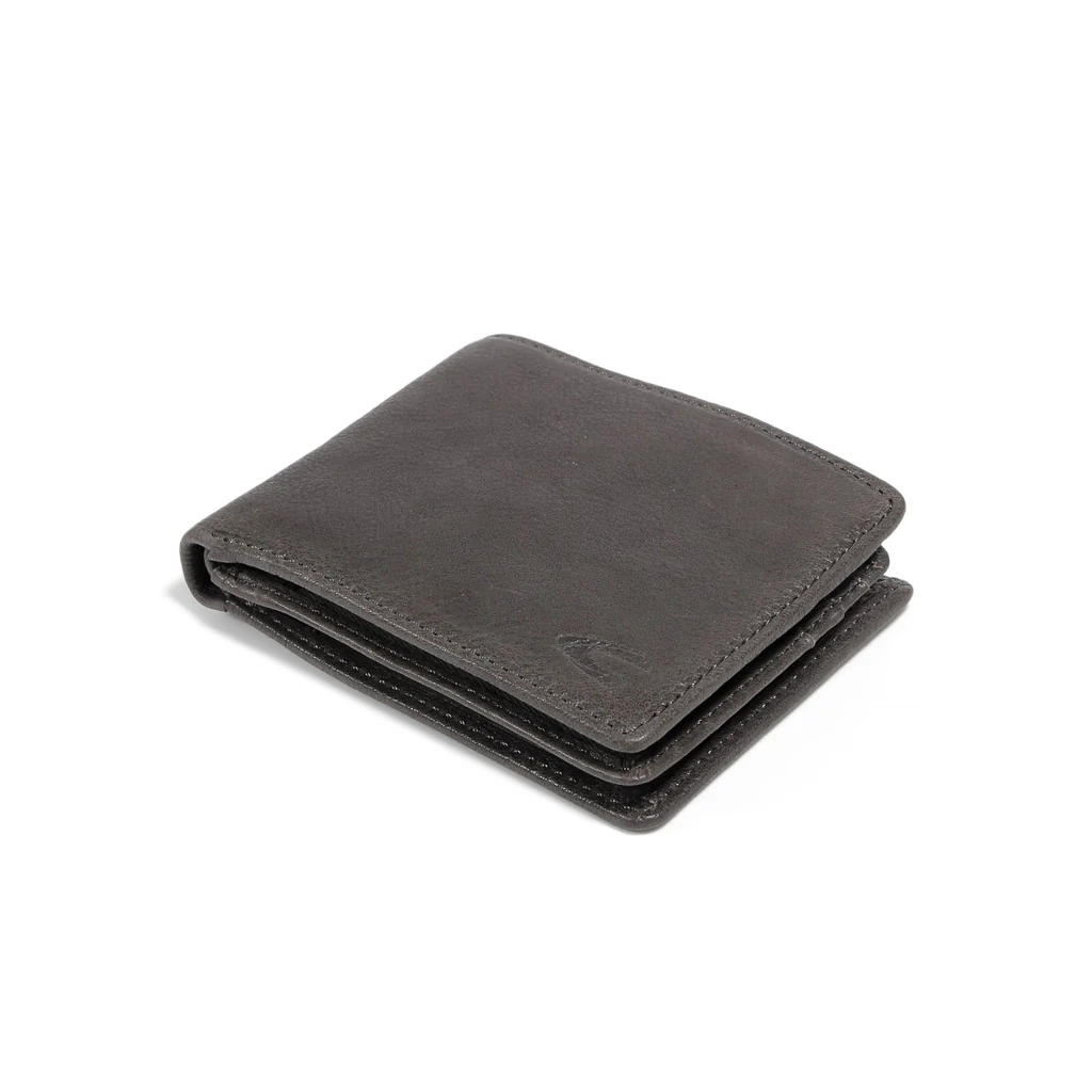 camel active Men's Genuine Cowhide Leather Bi Fold Wallet 9 Card Slots Drum Finished - Grey SBF9B08HBG9#GRY - Image 7
