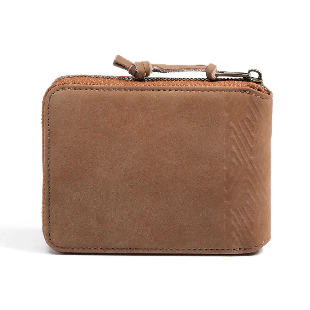 Casual Zipper Genuine Genuine Leather Wallet - Image 4