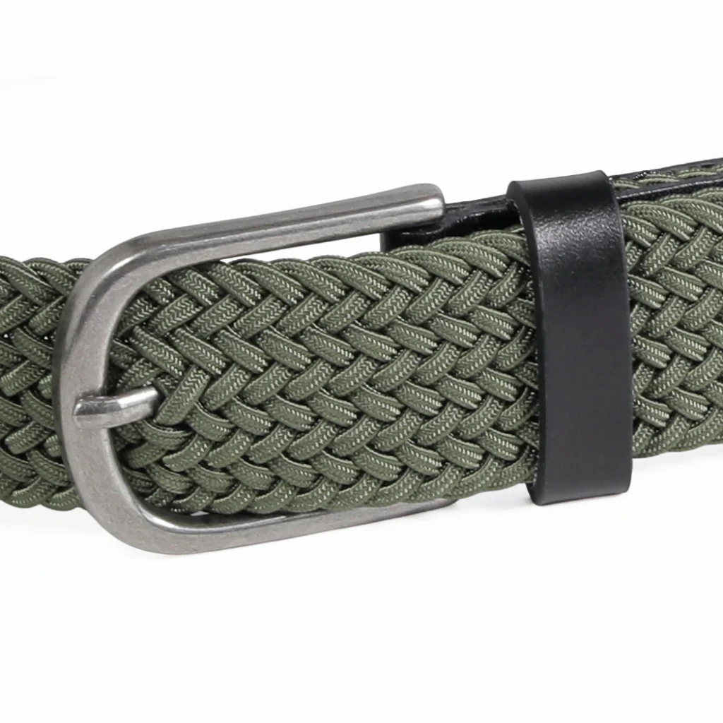 Casual Elastic Nylon Belt Black 1721CVS-26#BLK - Image 5