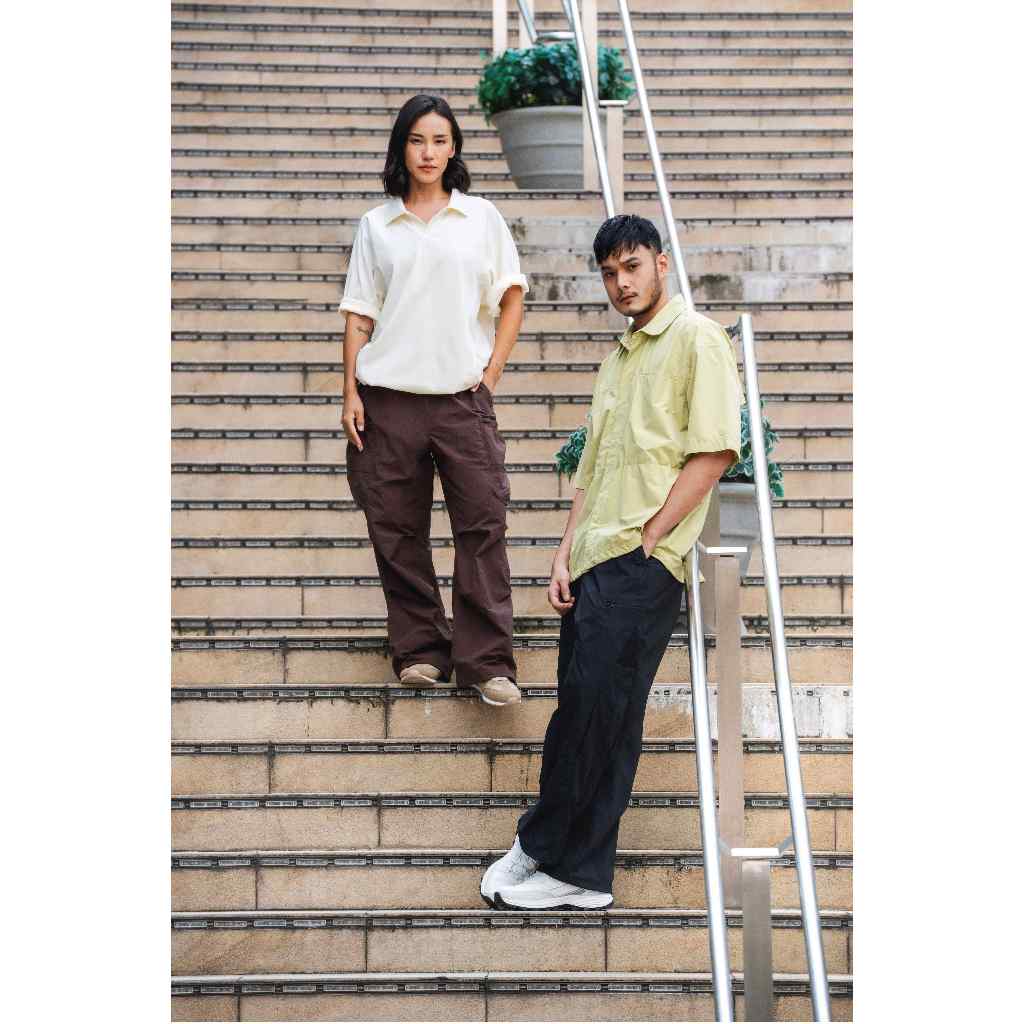 C by camel active Unisex Loose Baggy Fit Cargo Pants - Brown 300-X26C0939 - Image 3