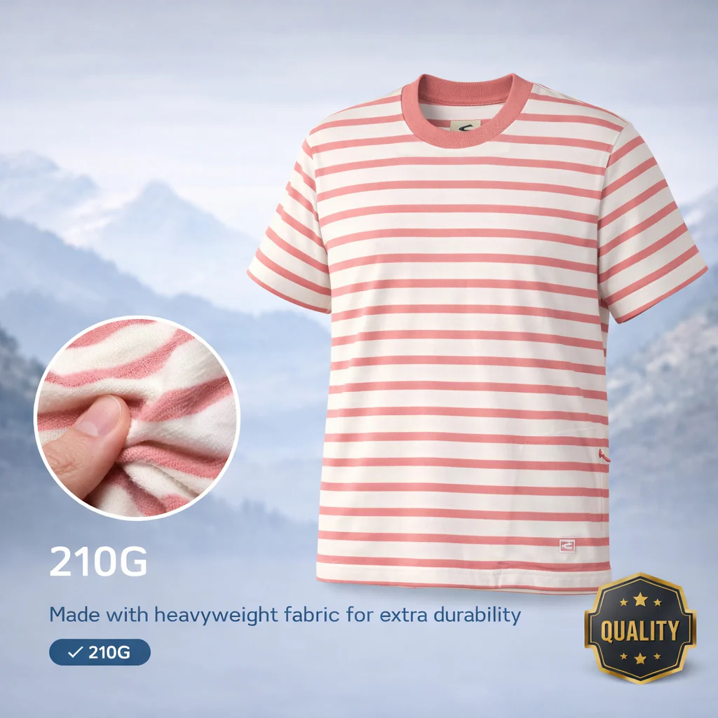 C by camel active Unisex Loose Fit Graphic T-Shirt - Dusty Pink 282-X26C2937 - Image 6