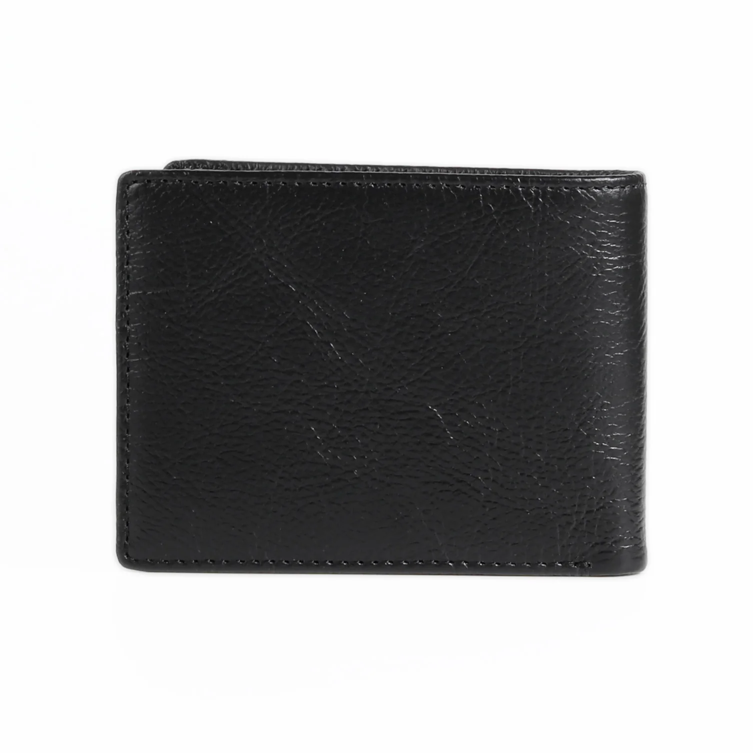 camel active Men Bi Fold Wallet Leather 9 Card Compartments Grainy Finished Black UBF6B06GY6#BLK - Image 2