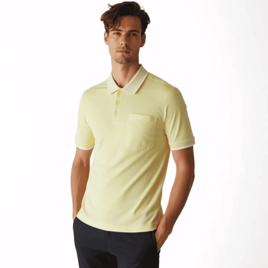 camel active Men Polo Shirt - Regular Fit Cotton Interlock Multicolours Polo-T 9-280Y25CIP1184 - Image 2