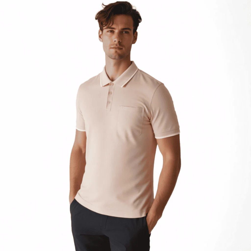 camel active Men Polo Shirt - Regular Fit Cotton Interlock Multicolours Polo-T 9-280Y25CIP1184 - Image 7