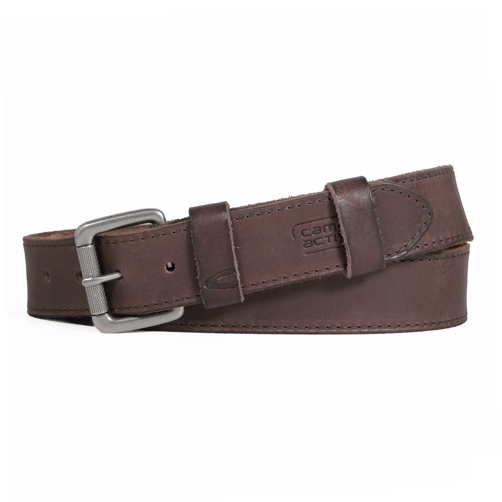 camel active Men's Genuine Cowhide Leather Belt Dark Brown 1720HRG-26#DBN