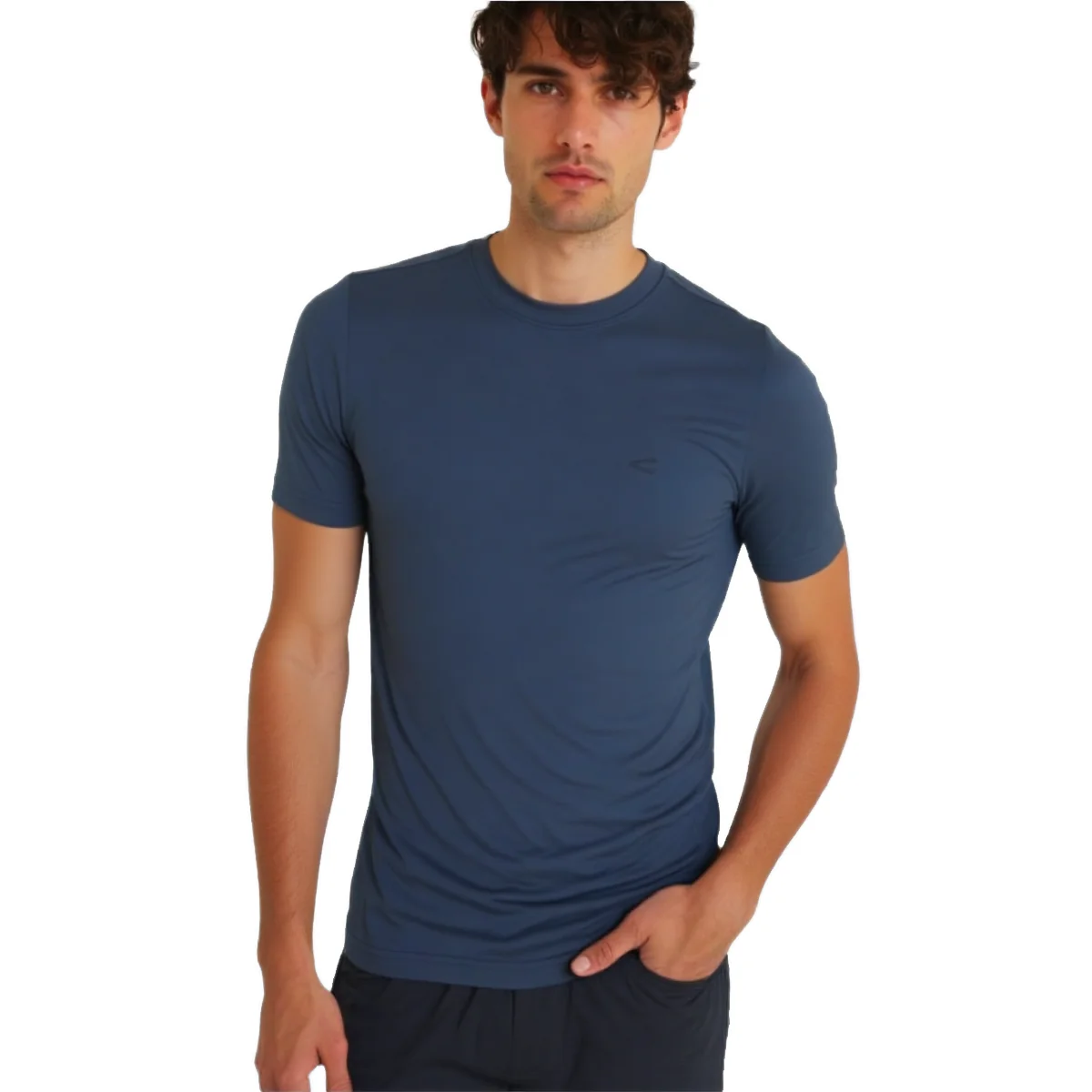 camel active Men Cooling & UV Protection T-Shirt - Regular Fit Multicolurs Tee 9-282Y26CRT2934 - Image 6