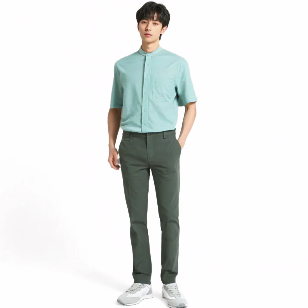 camel active Men 5 Pockets Style Chino Trousers - Regular Fit Cotton spandex twill Multicolours Long Pants 9-305Y21NA0846 - Image 2