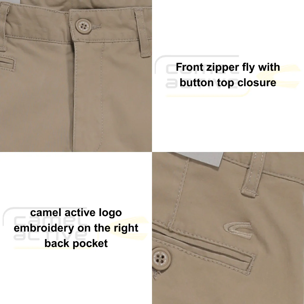 camel active Men 5 Pockets Style Chino Trousers - Regular Fit Cotton spandex twill Multicolours Long Pants 9-305Y21NA0846 - Image 5