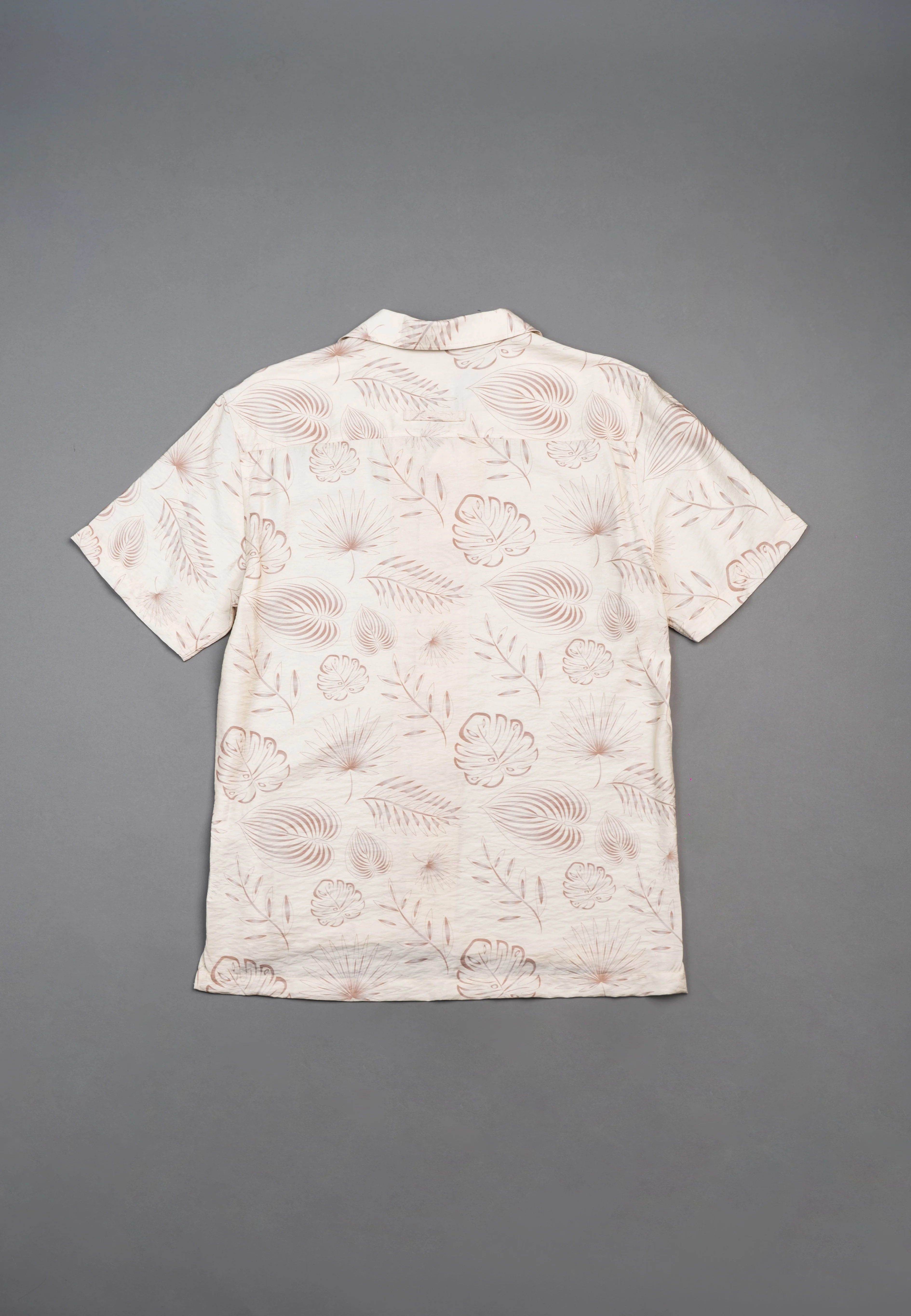 camel active Men's Regular Fit Allover Print Shirt - Sand 102-X26H1902 - Image 7