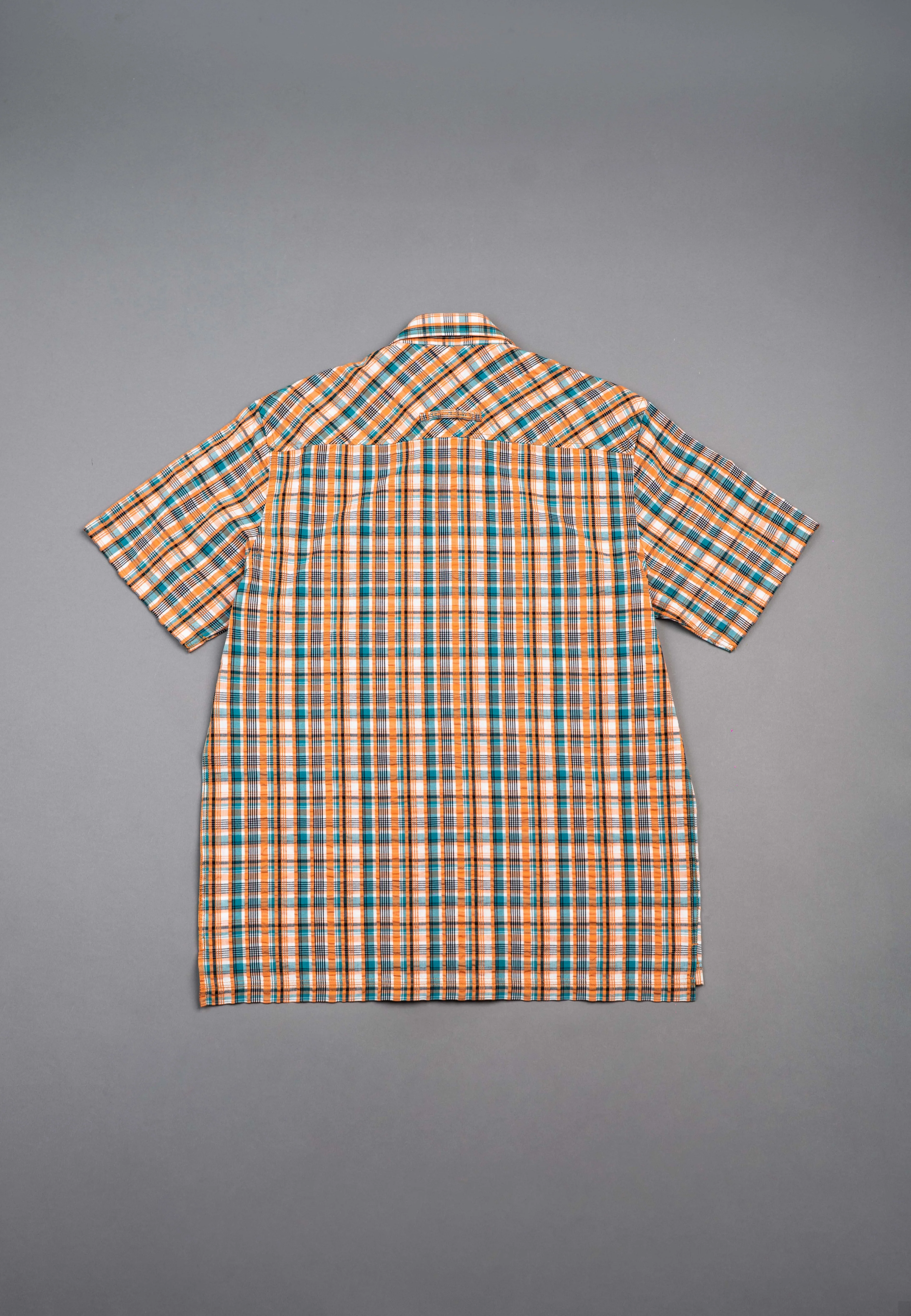 camel active Men's Regular Fit Checkered Shirt - Taupe 102-X26H1903 - Image 7