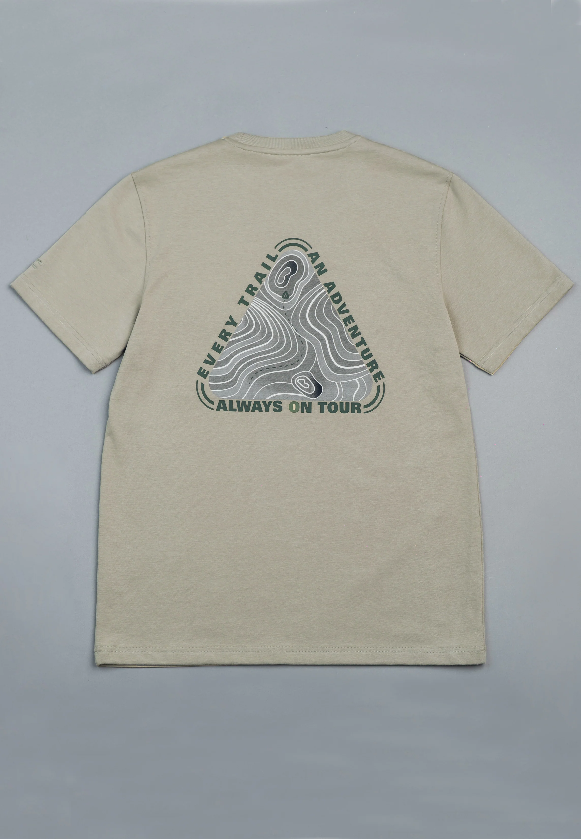 camel active Men's Regular Fit Graphic Print T-Shirt - LT Khaki 282-X26H2953 - Image 7