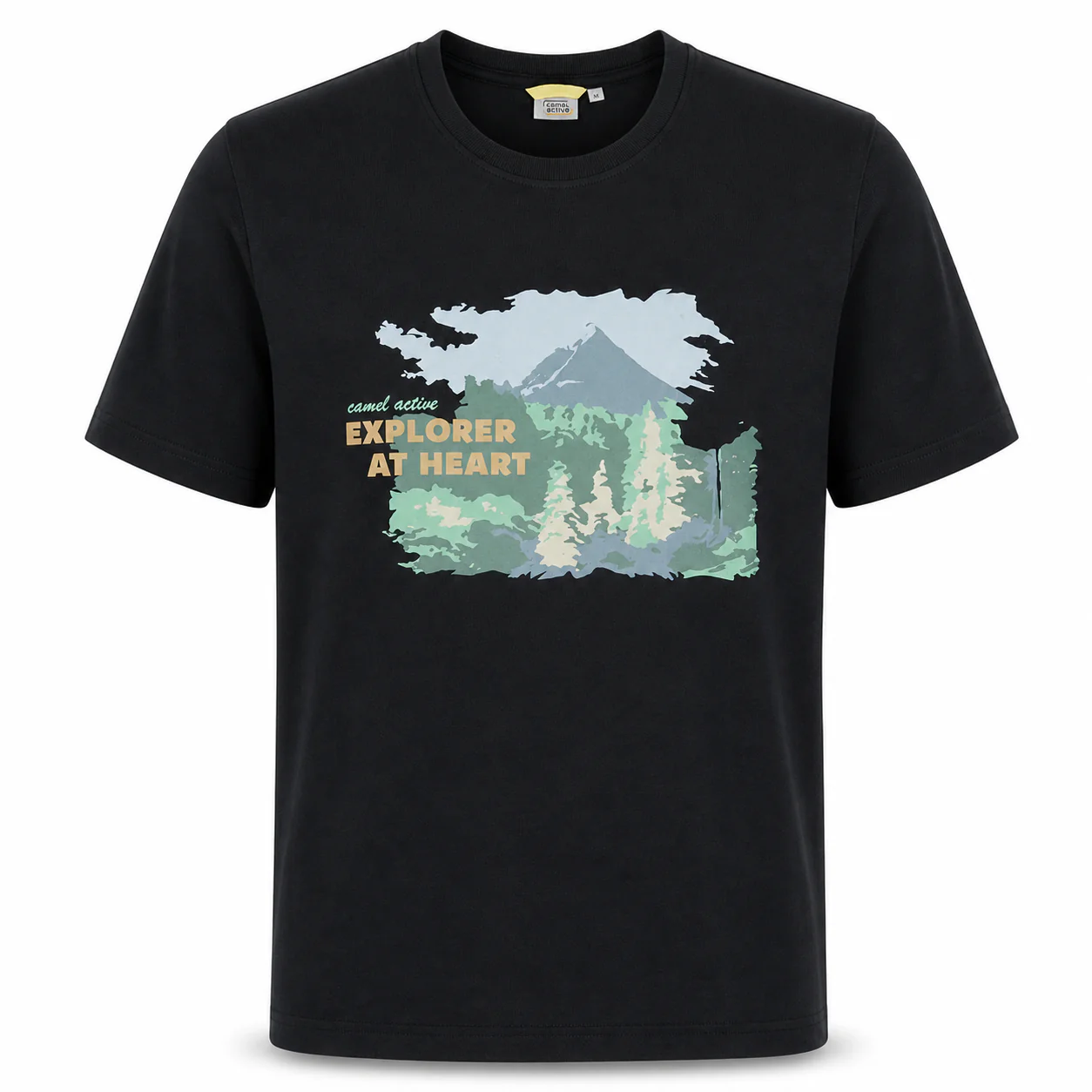 camel active Men Seasonal Graphic Print T-Shirt - Regular Fit 100% cotton Multicolours Tee 9-282X26CRP2933 - Image 11