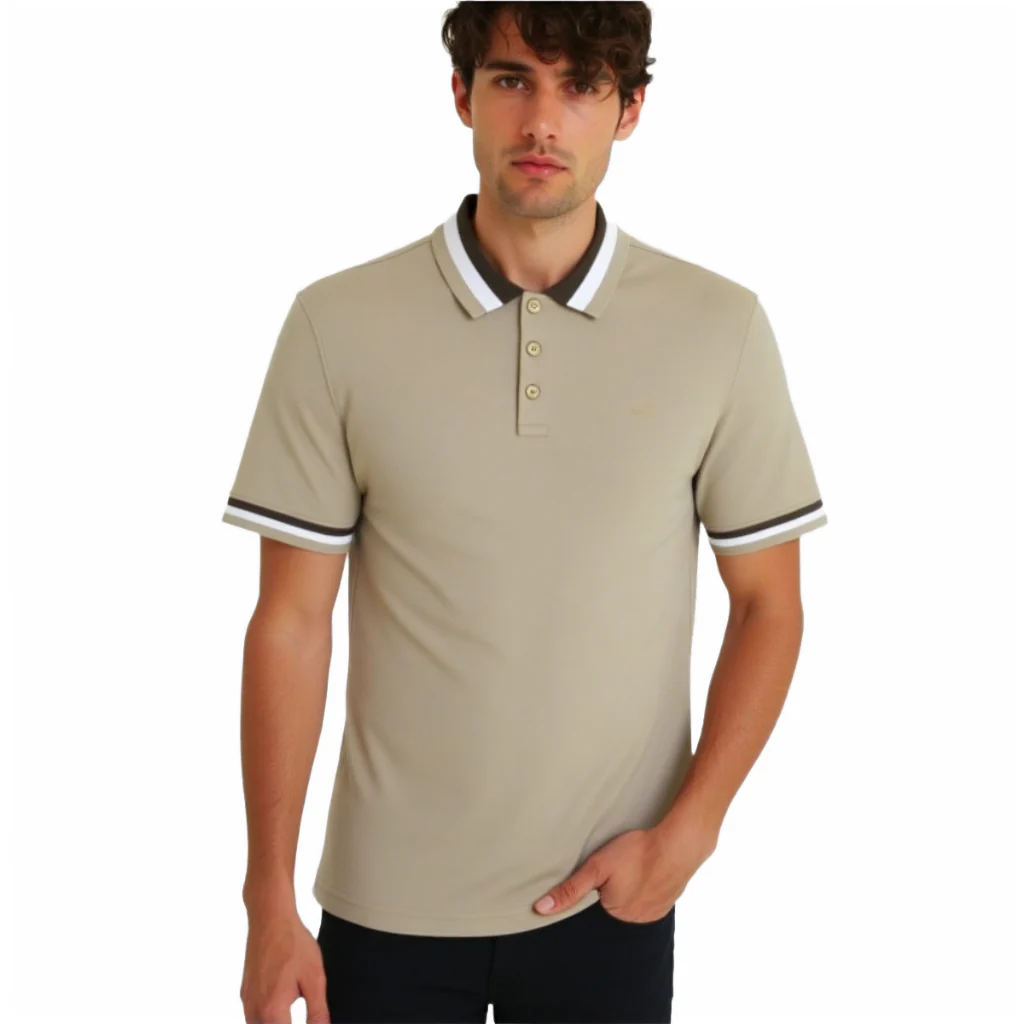 camel active Men Classic Polo Shirt - Regular Fit 100% cotton honey comb PK Multicolours Polo-T 9-280Y25CL1185 - Image 3