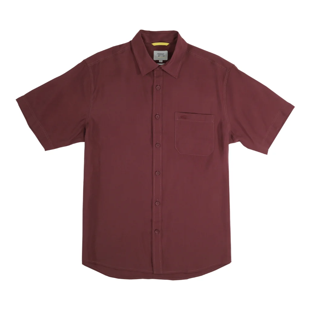 camel active Men Short Sleeve Shirt -Regular Fit Modal Poly Multicolours Shirt 9-102X26SLD1896 - Image 11